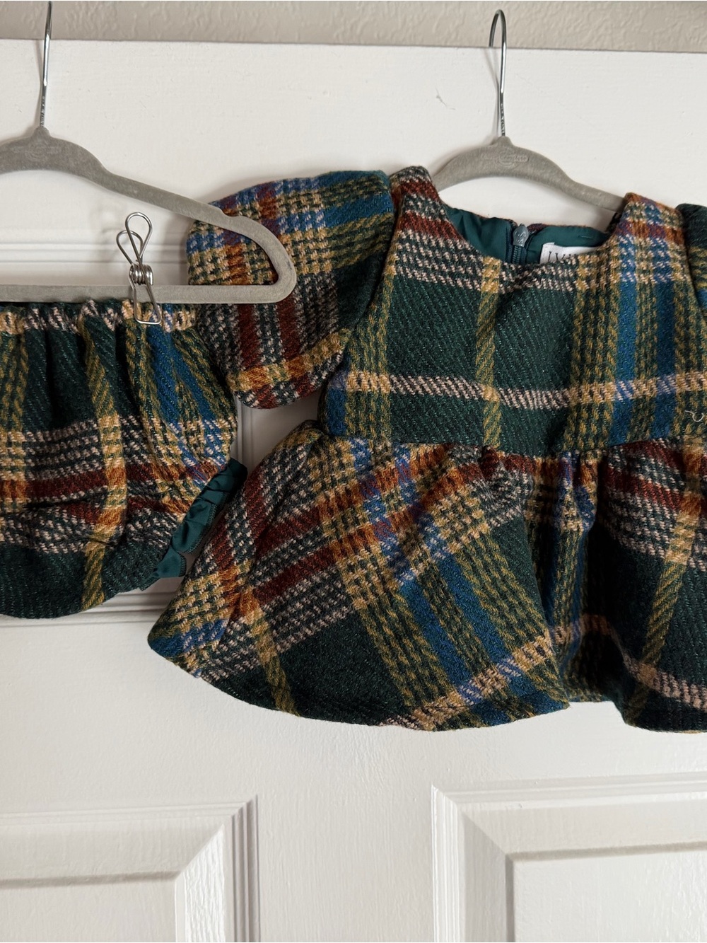 Ivy City Co Plaid Girls Set